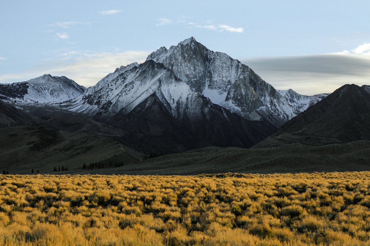 Snowy peak