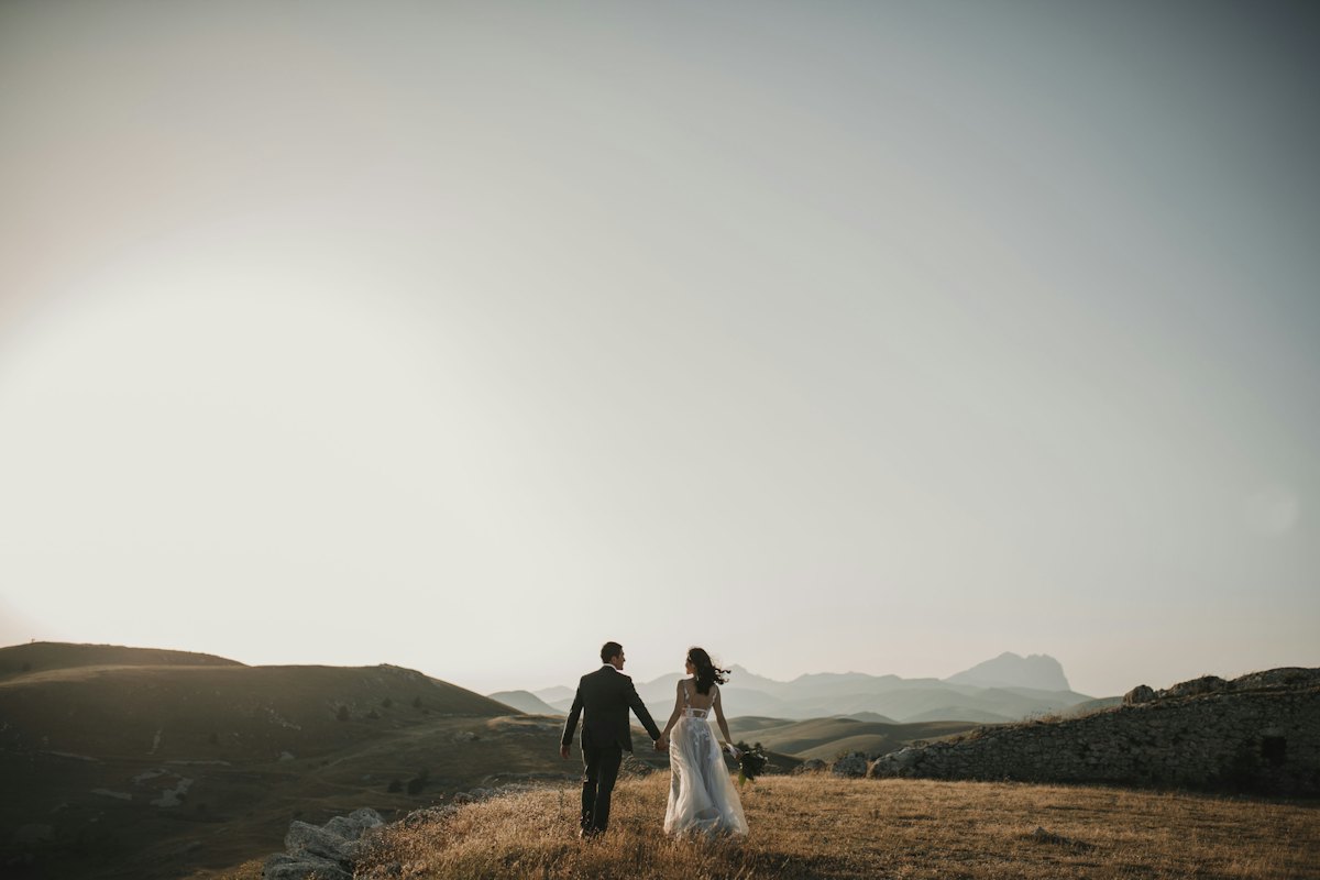 Couple walking