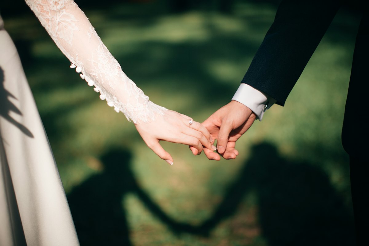 Holding hands