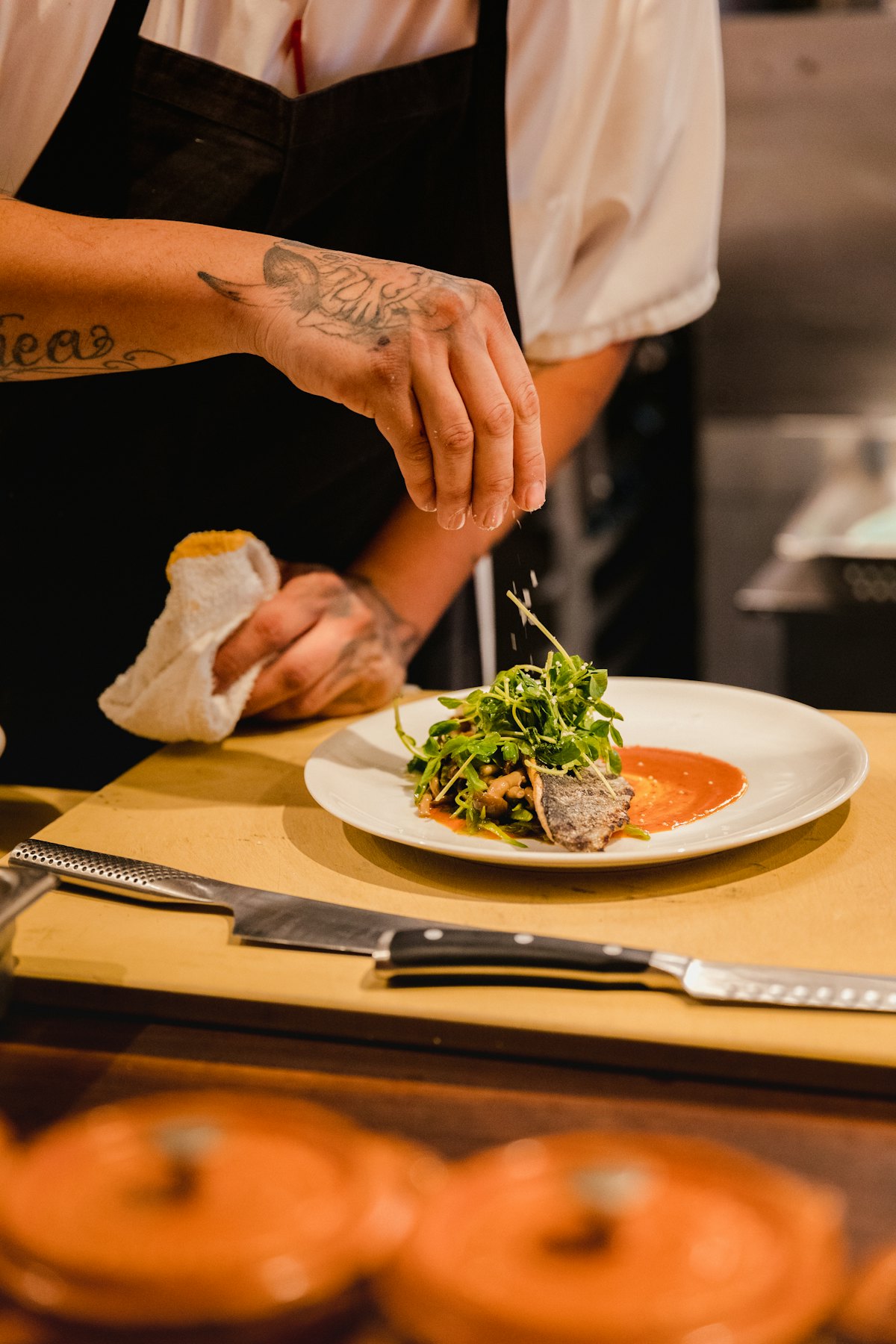 Dish from the menu