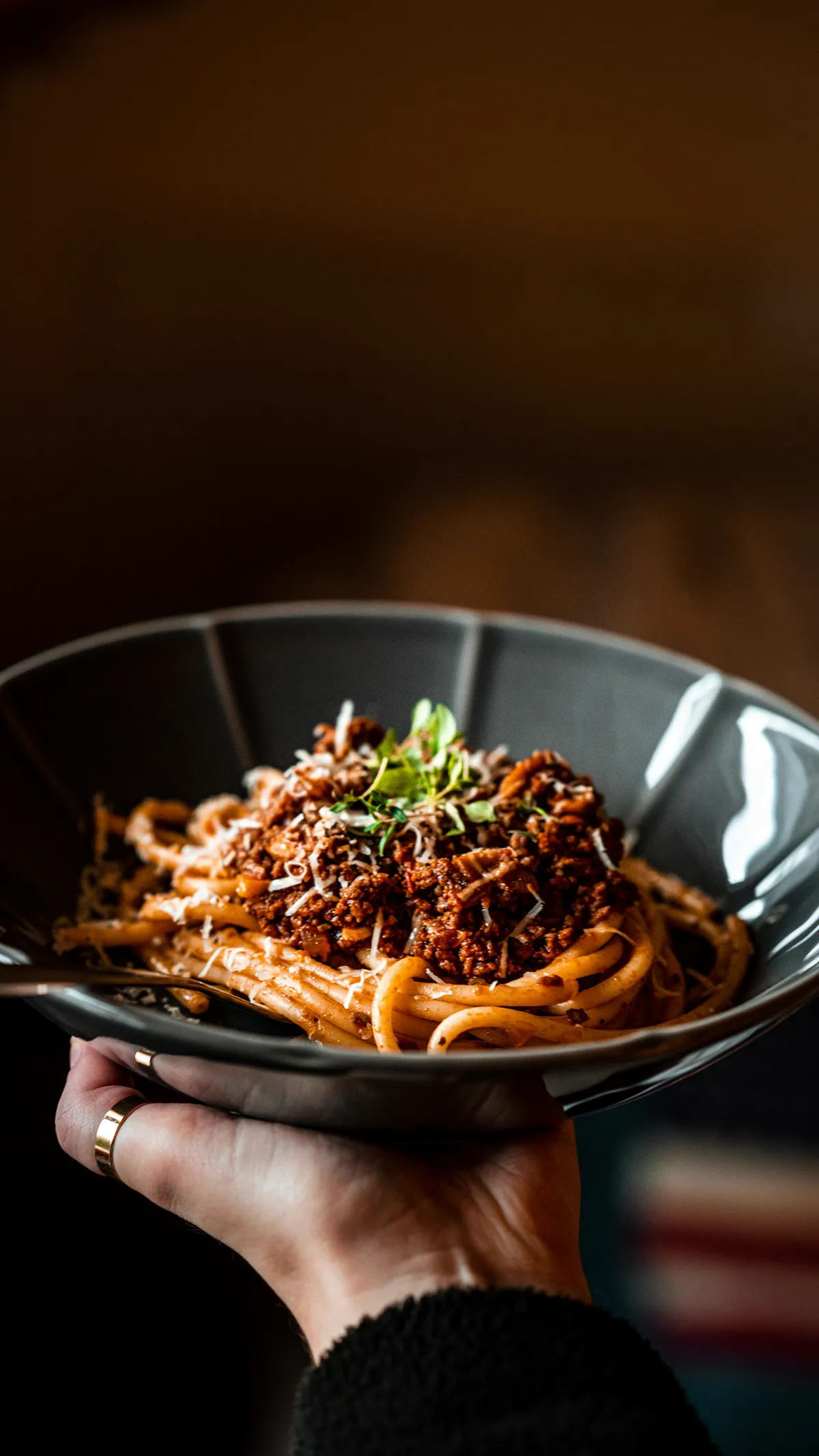 Spaghetti with tomato