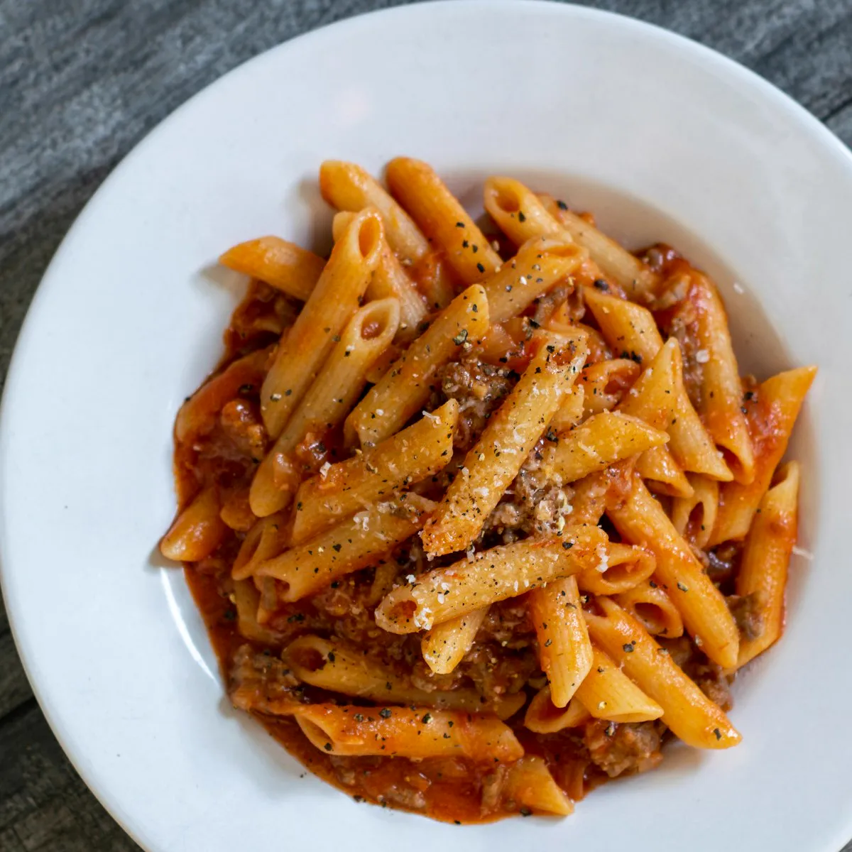 Penne arrabbiata